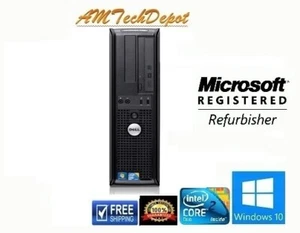 Dell Optiplex 780 Intel Core 2 Duo Desktop 8GB 500GB HDD Win10 Pro 64-BIT - Picture 1 of 4