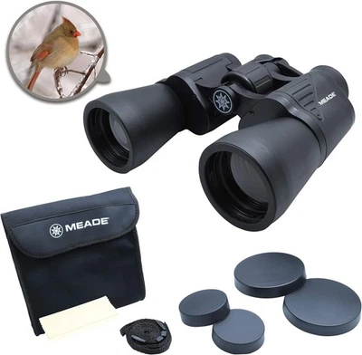 Meade 7x50 Low Light Astronomical binocular Outfit incCase Caps Strap & Warranty - Image 1 of 4
