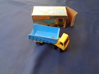 MATCHBOX COLLECT ALL 75 MODELS  SUPERFAST LESNEY FAUN DUMP TRUCK NUMERO 58 - Immagine 1 di 4