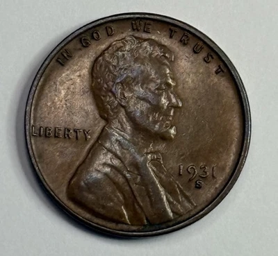 1931 S Lincoln Wheat Cent Excellent Shape  - Image 1 of 4