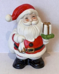 Molde de banco de monedas de regalo vintage Homco Santa Claus #5212 - 6"" - Imagen 1 de 11