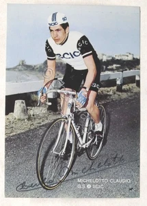 Autografo del ciclista Claudio Michelotto su cartolina Cucine SCIC - 1970 ca. - Picture 1 of 2