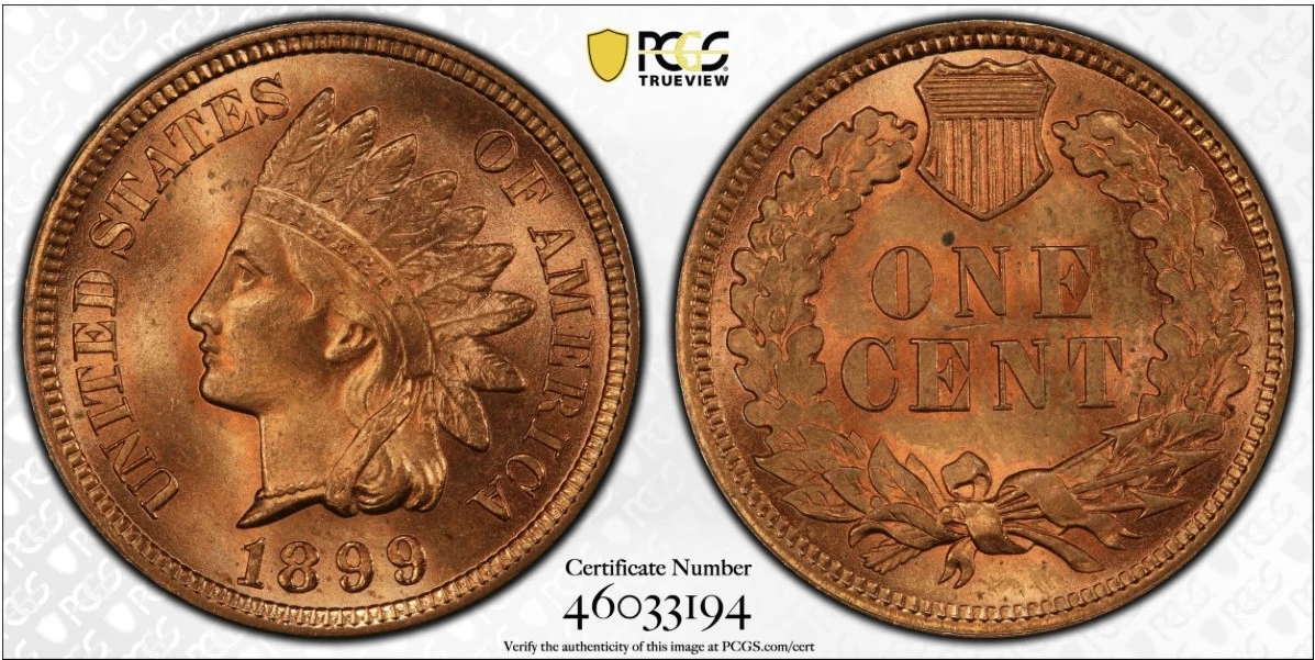 MS 64 Graded Indian Head Small Cents (1859-1909) for sale | eBay