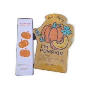 Bundle Of TONYMOLY Plump-Kin Retinol Body Serum And Anti-Aging Sheet Mask - Picture 1 of 13