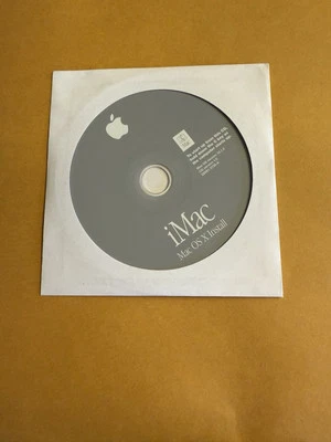 Mac Macintosh iMac OS X 10 & 9 Install Software Discs CDs 2001 Vtg - Image 1 of 4