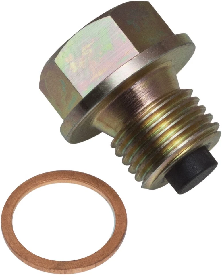 Plugue de drenagem magnético cromado Show dourado para lata AM SPYDER 990 GS SE5 2008-2009 - Imagem 1 de 1