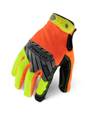 IRONCLAD PERFORMANCE WEAR IronClad IEX-HVP Pro-Touch Hi-Viz Gloves Yellow Orange Touchscreen - Select Size