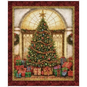 Christmas Tree - 1 yard panel - Continuous panels available. - Picture 1 of 1