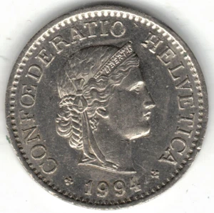1994 B TEN RAPPEN FROM SWITZERLAND ~ YOU GRADE IT ~ PLEASE SEE THE SCAN.stk 73-0 - Picture 1 of 4