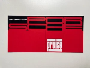 Vintage brochure sales catalogue vente Porsche Preise prix price 911 E T S 912 - Imagen 1 de 3