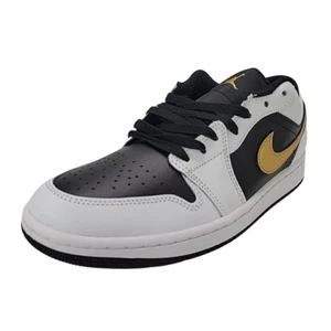 Nike Air Jordan 1 Low Herren Schuhe Sneaker Weiß Schwarz Multi Gr. 553558-172 NEU! - Bild 1 von 9