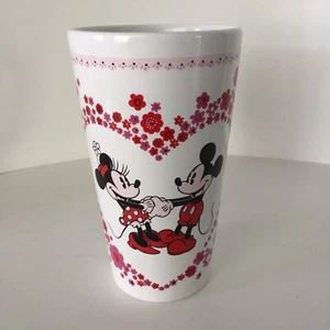 Mickey Mouse Minnie Mouse Heart Mug Disney Ceramic Mug 6 inches Tall - Picture 1 of 5