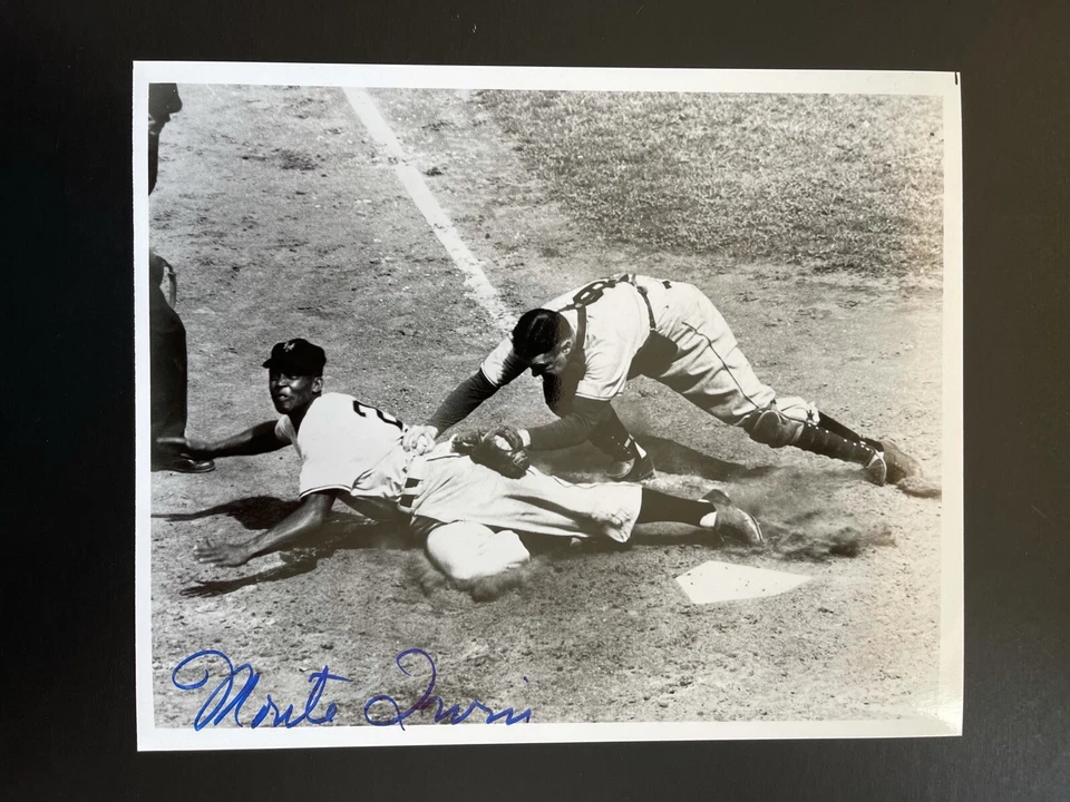 Monte Irvin Signed 8x10 Photo Negro Leagues HOF Autograph  - Image 1 of 1