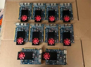 LOT OF 10 HP AMD Radeon R9 350 2GB GDDR5 Graphics Card DVI 2x DP 802317-001 - Picture 1 of 7