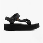 Teva Flatform Universal Ladies 100% Vegan Recycled Upper Strappy Sandals Black