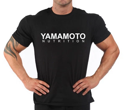 FRUIT OF THE LOOM T-Shirt Bodybuilding Fitness Palestra "Yamamoto Nutrition"