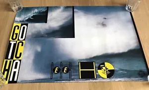 Vintage 1989 Gotcha Derek Ho Surf Poster Surfing New Never Hung - Picture 1 of 8