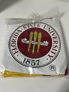 Florida State University Seal Motto College Vinyl Poncho Adult Pullover New - Picture 1 of 2