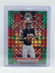 2023 Panini Mosaic Dorian Thompson-Robinson Choice Red & Green RC #316 - Picture 1 of 2