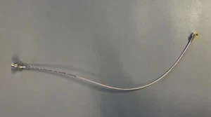 1PC F male right angle to SMB female RA RG179 cable 75ohm 35cm long - Picture 1 of 3