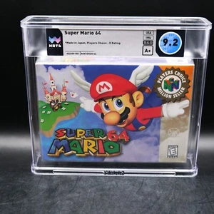 WATA 9.2 A+ Super Mario 64 - Nintendo N64 Nuevo Sellado Clasificado Jugadores Elección - Imagen 1 de 2