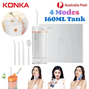 KONKA Electric Water Flosser Dental Oral Irrigator Portable Calculus Waterproof - Foto 1 di 26