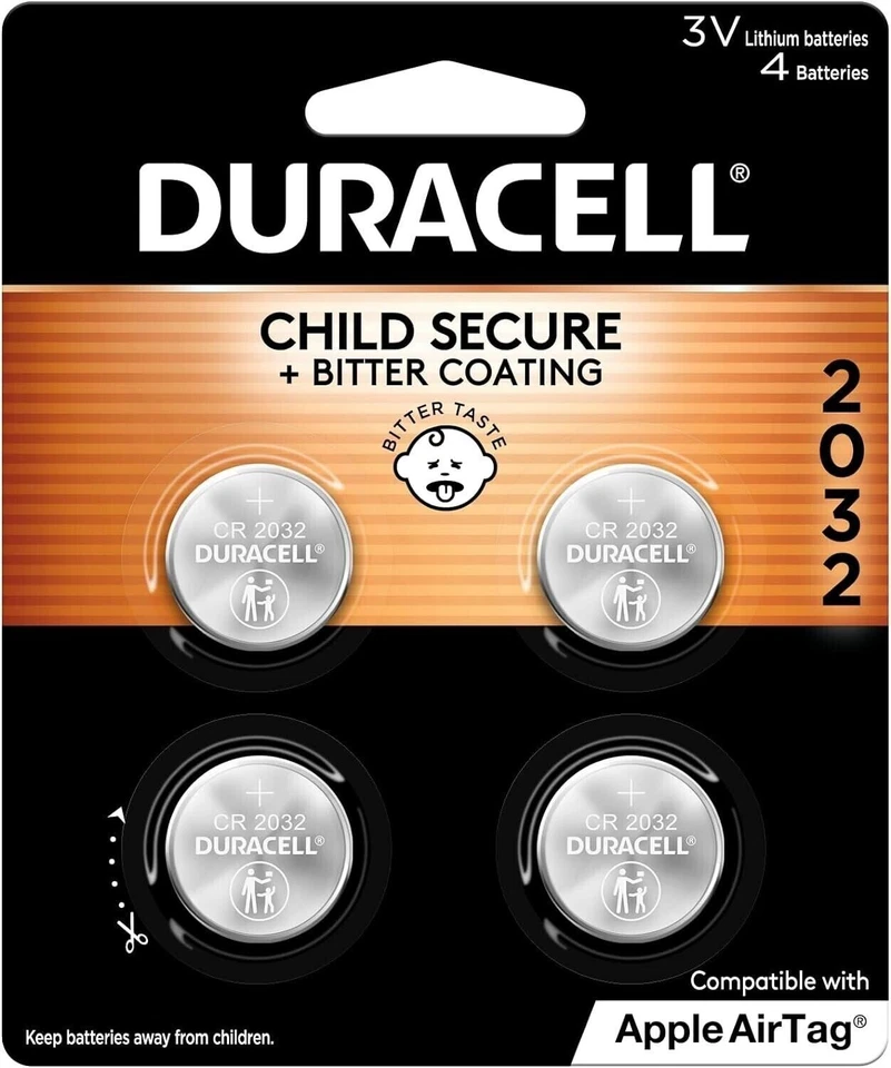 Batería médica de litio Duracell® 3V CR 2032 4/pk EXP 2031 envío con seguimiento # Foto 1 de 1