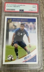 2018 Panini Donruss Kylian Mbappe PSA 9 France - Picture 1 of 2