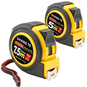 2 Cintas Métrica En Cm Centímetros y Pulgadas De Medir 25 y 16 Pies Ft Metro o - Imagen 1 de 12