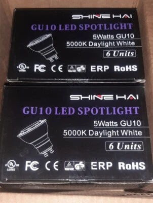 Gu10 led light bulbs 5WATTS 12 PACK - Image 1 of 4