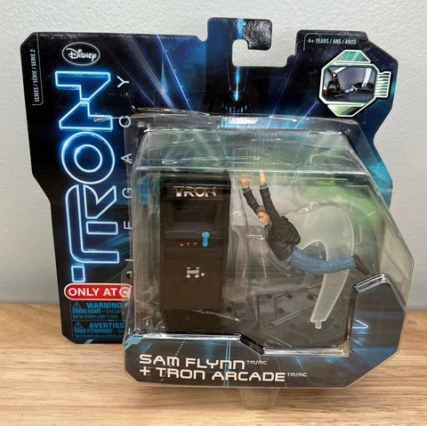 Tron Legacy Sam Flynn + Arcade Action Figure New Series 2 Disney Toy Pinball Cover