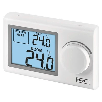 - digitaler Raumthermostat mit LCD-Display - manuell drahtgebunden - Heiz- un... - Bild 1 von 4