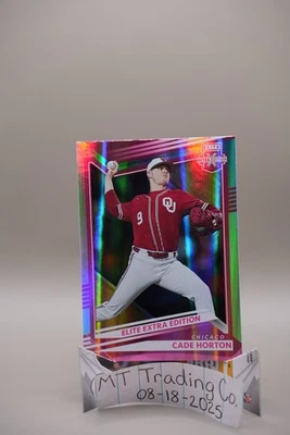 Cade Horton Pink #7 2022 Panini Elite Extra Edition - Image 1 of 2