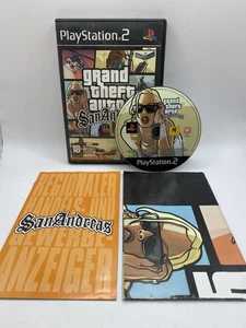GTA San Andreas - PAL Playstation 2 - PS2 - Black Label  - CIB - Karte / Map - Bild 1 von 6