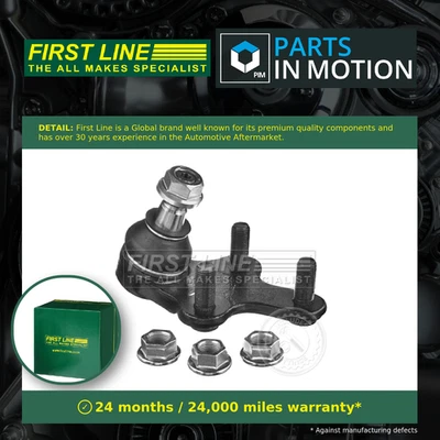 Ball Joint FBJ5705 First Line Suspension 9672192480 Genuine Quality Guaranteed - Image 1 of 4