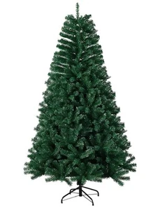 Albero di Natale Artificiale 180cm 1200 Rami Folto Realistico con Base Metallica - Foto 1 di 8