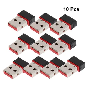 10 Pc USB -drahtlose Netzwerkkarte WLAN-USB-Adapter WLAN-Adapter - Bild 1 von 12