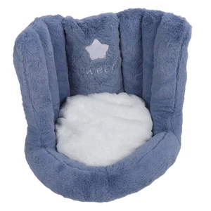 CU (Blau)Bodenstuhl Mit Rückenlehne Stuhl Kissen Anti Rutsch Niedlich Weich - Bild 1 von 22