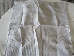 1 West Elm Dobby Ladder stripe Euro sham frost gray New wo Tag - Picture 1 of 2