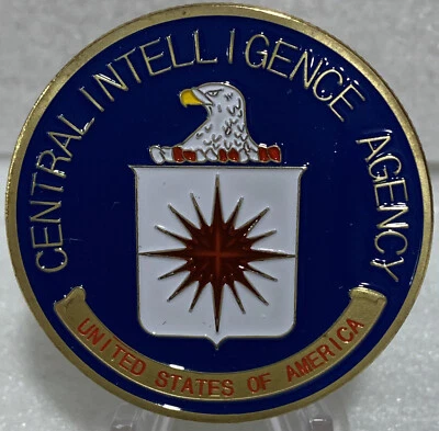 * CIA United States Central Intelligence Agency Challenge Coin-In Clear Capsule - Image 1 of 3