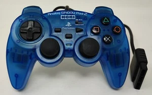 HORI ANALOG SINDOU PAD 2 KLARBLAU PS2 SONY PLAYSTATION 2 - Bild 1 von 3