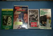 LOT OF 4 FACTORY SEALED CHRISTMAS VHS MOVIES THE CHRISTMAS TREE, A CHRISTMAS CAR