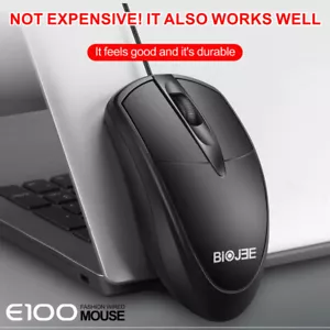 Gamer Mouse Portable Wired Mouse 3 Keys Usb Mice High-quality For Desktop - Picture 1 of 9