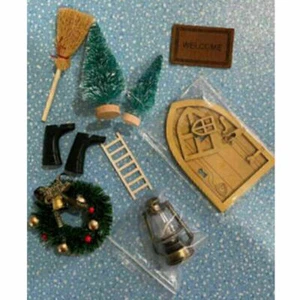 Wichtel Door Set 9pcs Wichtel Door Wichtel Set Dwarf Door Mailbox Christmas - Picture 1 of 7