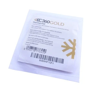 EC360® GOLD 14,5W/mK Podkładka termoprzewodząca (50 x 50 x 3,0 mm) I ThermalPad GPU RAM CPU - Zdjęcie 1 z 7