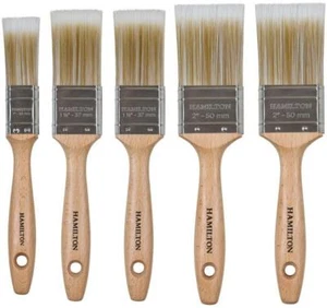 Hamilton Prestige Synthetic Paint Brush Set 5 piece Anza Orkla INCL VAT - Picture 1 of 1