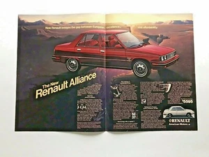 Vtg. Oct. 1982 Life Magazine Ad Renault Alliance Seagrams V.O. Canadian Barclay - Picture 1 of 2