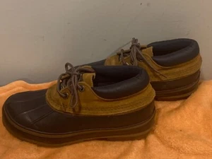 LaCrosse Womens Brown Low-Top Waterproof Steel Shank Winter Duck Boots Sz 8 NICE - Picture 1 of 10
