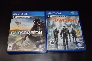 Tom Clancy`s Ghost Recon Badlands & The Division PS4 - Picture 1 of 4
