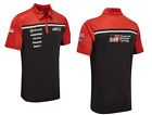 TOYOTA GAZOO  black and red Formula 1 racing team breathable thin